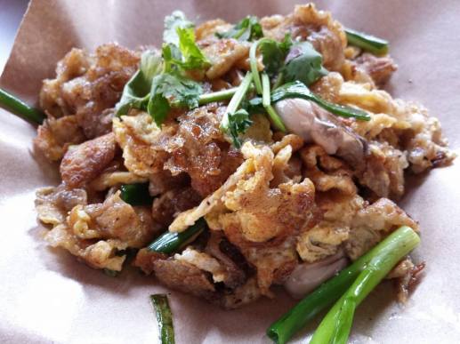 orh luah (oyster omelette) - S$4