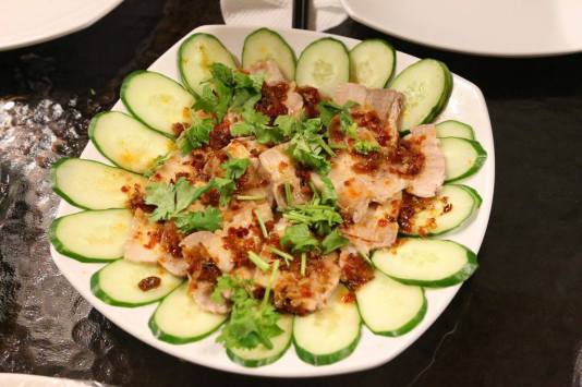 #5 蒜泥白肉 sichuan spicy garlic pork belly