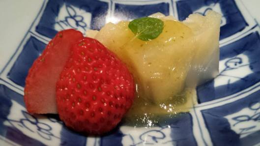 strawberries + pineapples