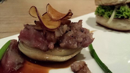 wagyu foie gras & mini burger
