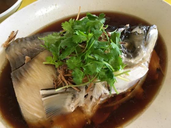 song fish head hk steamed 港蒸松鱼头