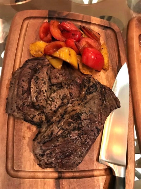 pan grilled wagyu MBS 6/7 steak